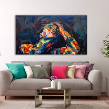 Maleri: Saskia 190x105cm