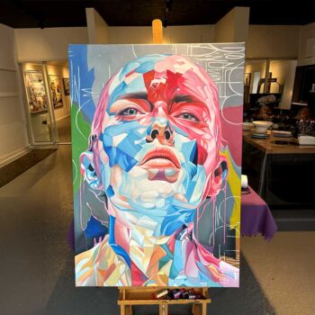 Maleri: Who Am I 120x85cm